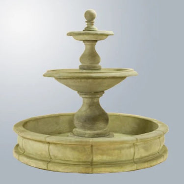 Giannini Garden Carrara Two Tier Fountain with 66